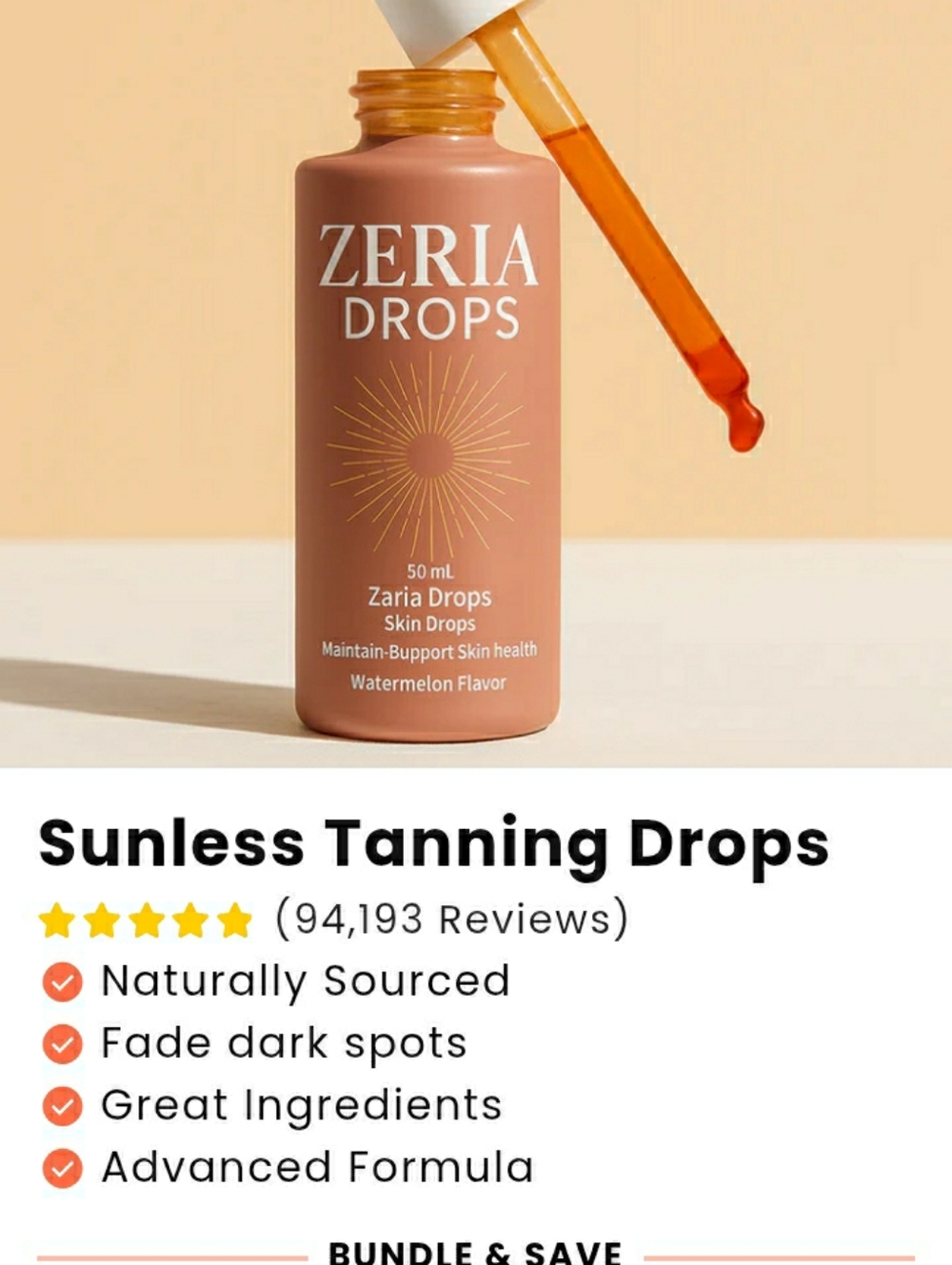 Sun Tan Drops - Picture 2 of 5
